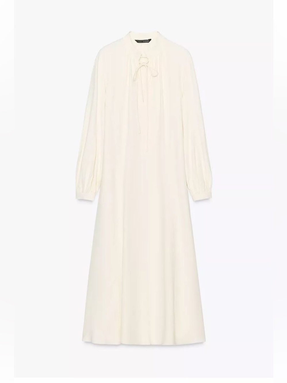 NWT Zara Cream dress with V-Neck